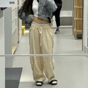 Urban Outfitters UO Jay Textured Wide Leg Pant